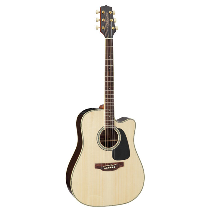Takamine GD51CE Natural Dreadnought Cutaway Natural Gloss