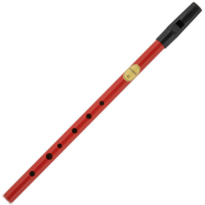 Feadog Red D Whistle Pack With Black Top