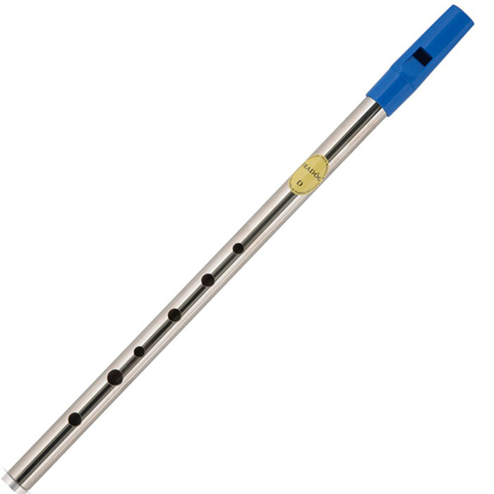 Feadog Nickel D Whistle, Blue Top (No Box)