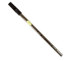 Feadog Nickel D Whistle, Black Top (No Box)