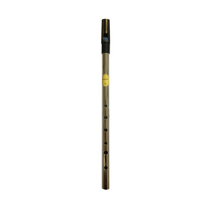 Feadog Nickel D Whistle, Black Top (No Box)