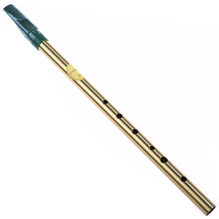 Feadog Single D Brass Tin Whistle (No Box)