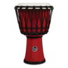 Latin Percussion Djembe World 7-Inch Rope Tuned Circle Red