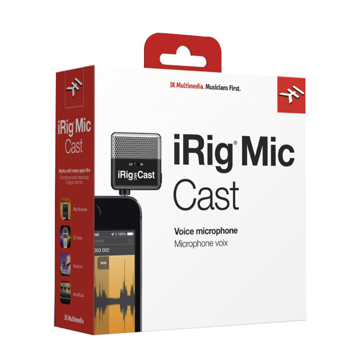 Irig Mic Cast Portable Voice Recording Device