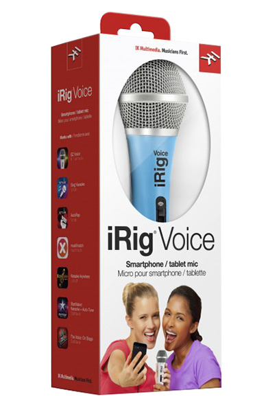 Irig Voice Karaoke Mic Blue