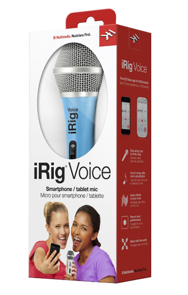 Irig Voice Karaoke Mic Blue