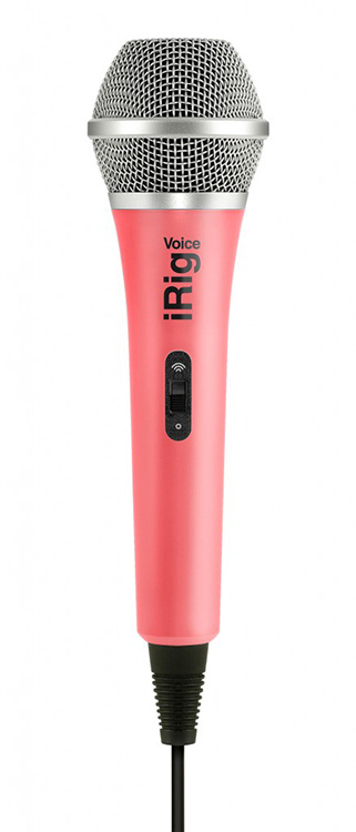 Irig Voice Karaoke Microphone Pink