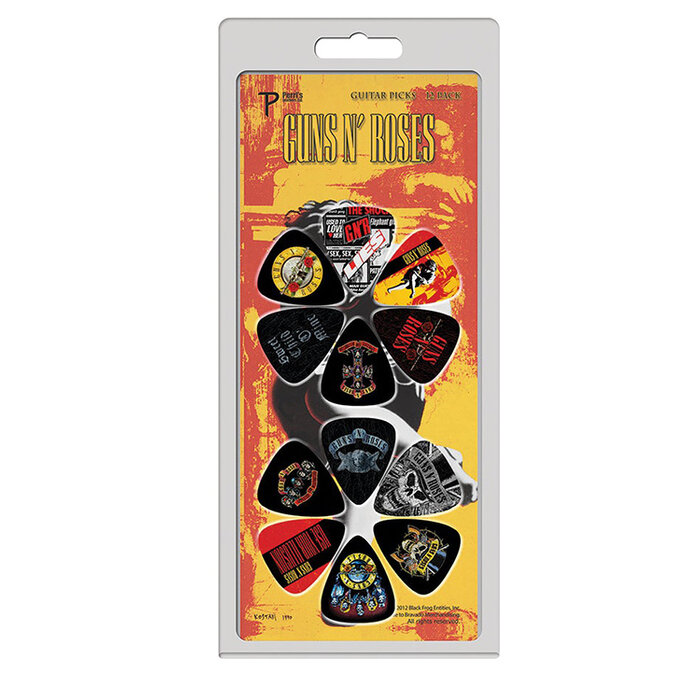 Perri 12 Pack Guns & Roses Picks
