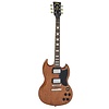 Vintage VS6M Electric Guitar Natural Mahogany