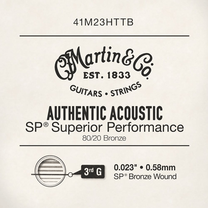 Martin Authentic Acoustic SP Bronze 0.023 Single