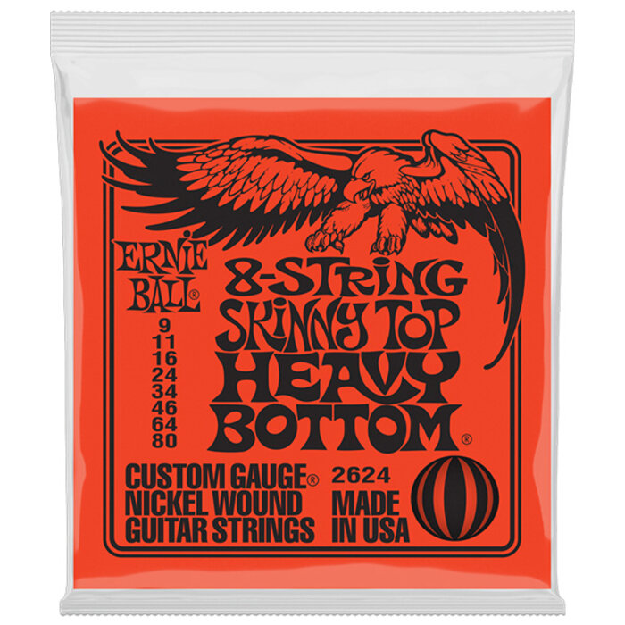 Ernie Ball 2624 Skinny Top Heavy Bottom Set