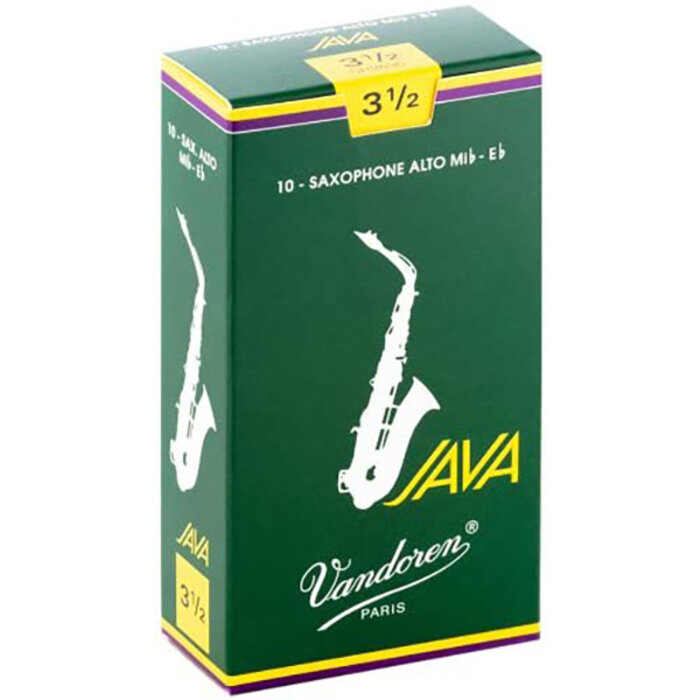 Vandoren Java Alto Saxophone Reeds, 3.5