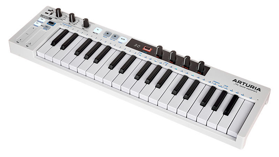 Contrôleur MIDI Arturia Keystep 37 - Clavier 37 Notes, Séquenceur, Arpégiateur, Générateur D'Accords - USB/MIDI/CV/Sync - Idéal MAO Et Synthés
