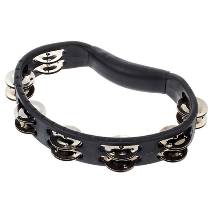 Meinl HL Hand Tamborine 2 Row Blk