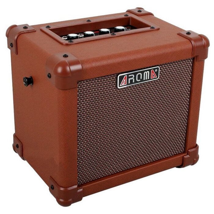 Aroma AG10A 10W Acoustic Guitar Amplifier Brown