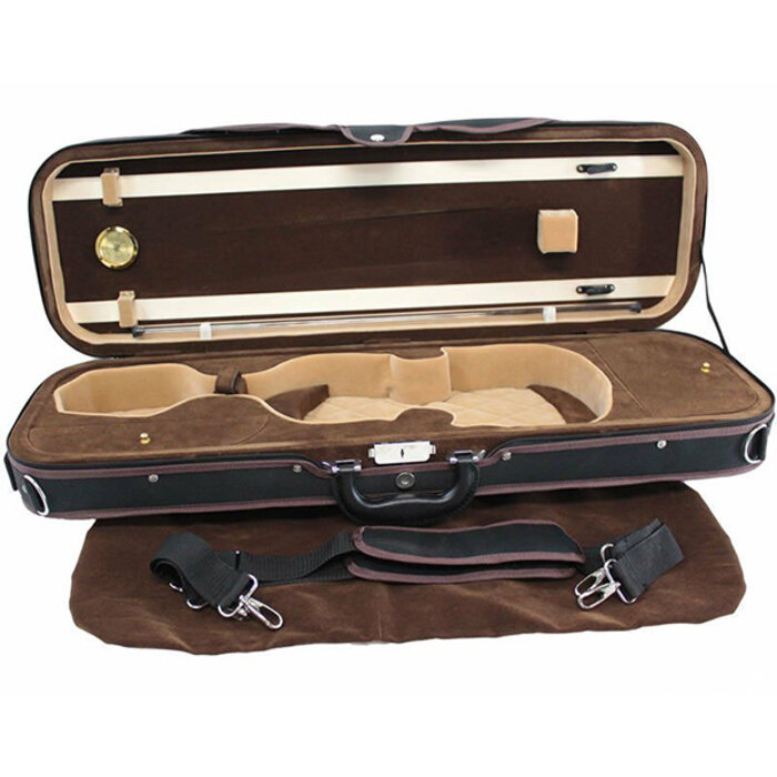 Koda 4/4 High Quality Foam Violin Case Black