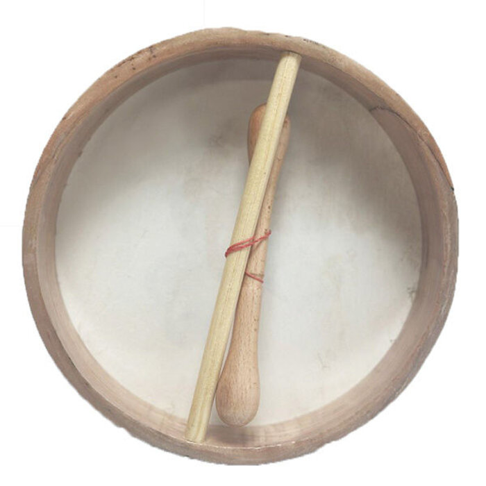 Koda Bodhran  8" X 1 1/2" Natural - Ceol Agus Craic With Beater