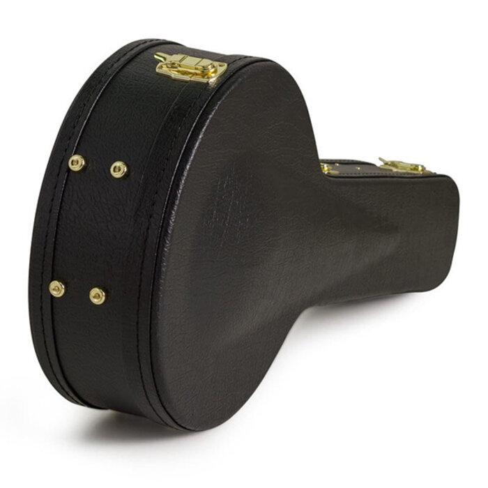 Koda Banjo Hardcase 19 Fret Arch Top Wooden Black 7mm Black Plush Interior