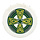 Bodhran  8" X 1 1/2" Natural - Celtic Cross Greeen With Beater
