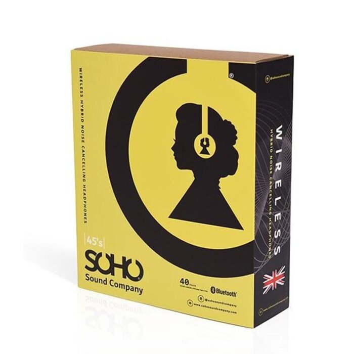 Soho 45'S Bluetooth Headphones - Black