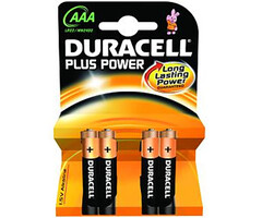 Duracell Plus Power AAA 4Pk Battery (Dist)
