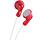 Red Gumy In Ear Headphone