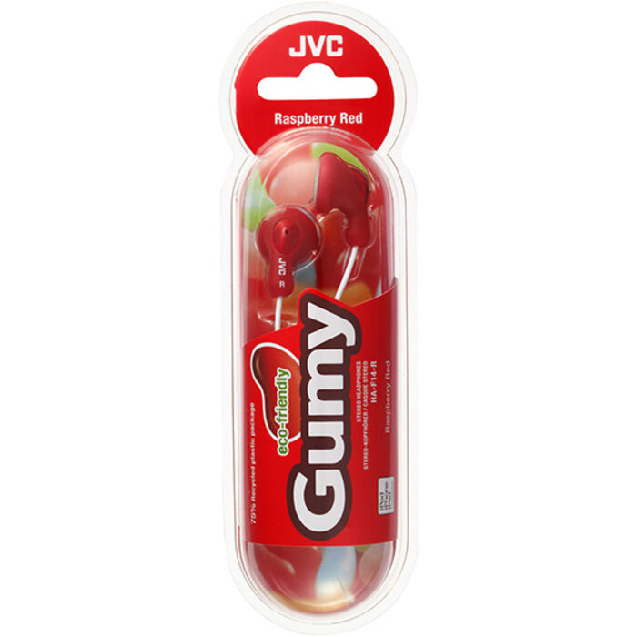 JVC Red Gumy In Ear Headphone