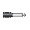 M6.3mm Mono Plug To F3.5mm Mono Jack Socket (Dist)