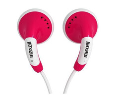Maxell Colour Budz In Ear Red