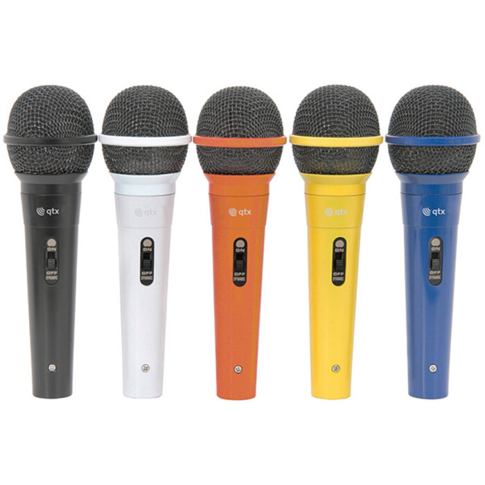QTX DM5X Set Coloured Mics DM11