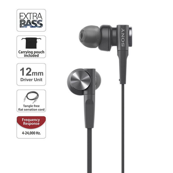 Sony Black In Ear Headphone With Remote