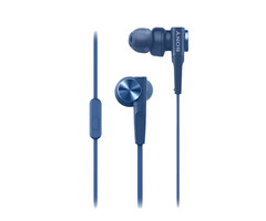 Sony Blue In-Ear Headphone MDR-XB55AP