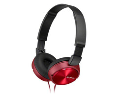 Sony ZX310AP Compact Foldable Headphone With Mic Red