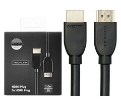 Techlink HDMI To HDMI Plug 1M/3FT (Dist)