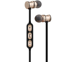 Avlink Bluetooth Headphones Gold Metallic