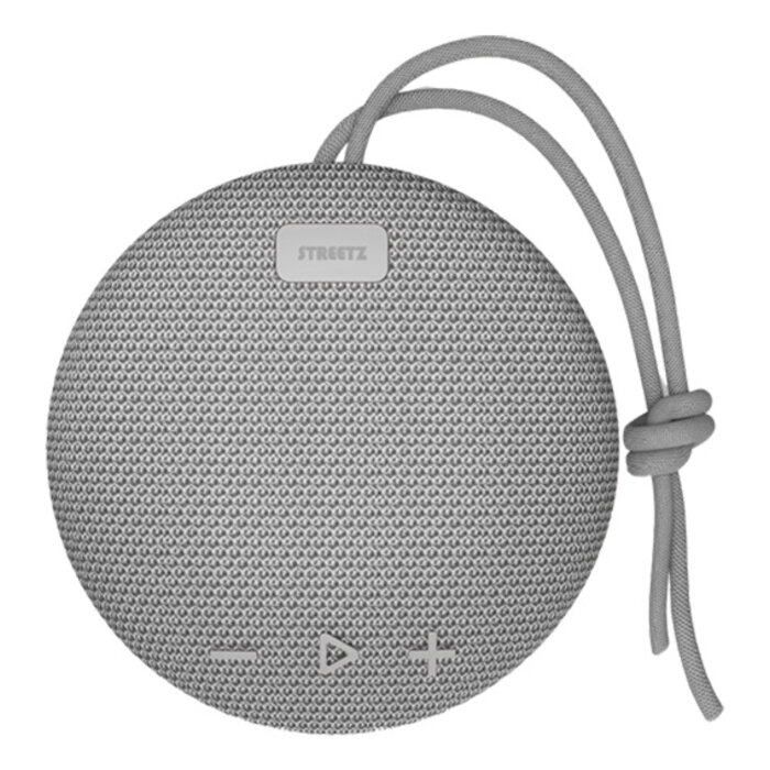 Grey Waterproof BT Speaker 5W & Aux