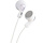 White Gumy In Ear Headphone