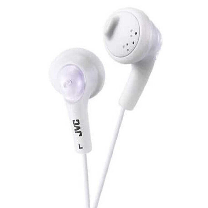 JVC Coconut White Gumy Bass Boost Headphones