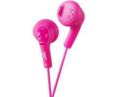 JVC Peach Pink Gumy Bass Boost Headphones