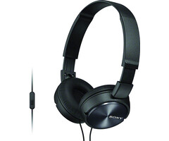 Sony ZX310AP Compact Foldable With Mic Headphones Black