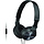 ZX310AP Compact Foldable With Mic Headphones Black