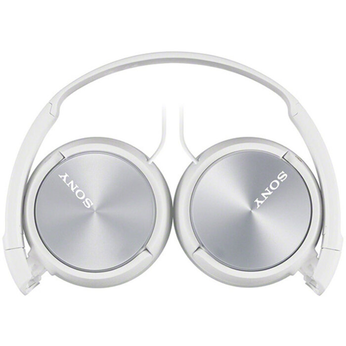 Sony ZX310AP Compact Foldable Headphone With Mic White