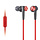 Red Extra Bass In Ear Headphones