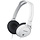 V150 Reversible Earcup Monitor Dj Headphones White