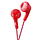 Raspberry Red Gumy Bass Boost Headphones