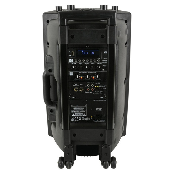 QTX QX12PA Portable PA + Blue Tooth Mics