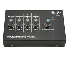 4 Channel Mini Mic Mixer