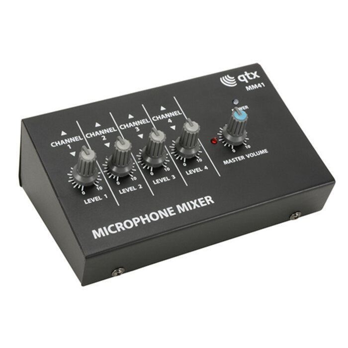 4 Channel Mini Mic Mixer
