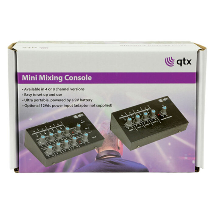 4 Channel Mini Mic Mixer