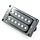 GMIP Alnico Humbucker 52.5Mm (Bridge)  Open Black